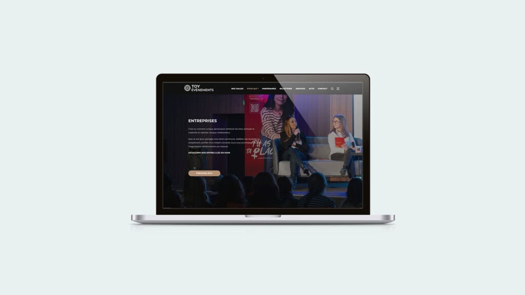 Nouvelle identité visuelle et refonte du site de TOY Évènements