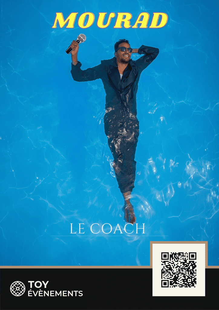 Mourad – Le Coach · 12 mars 2027 · 20h30 · TOY Évènements Louviers Normandie